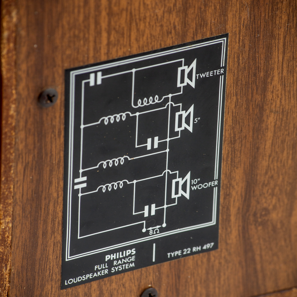 Philips 22RH497 Vintage Loudspeakers