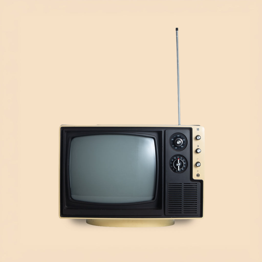 National IC Solid State Black & White Television