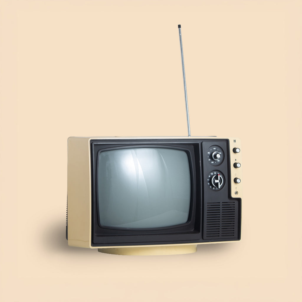 National IC Solid State Black & White Television