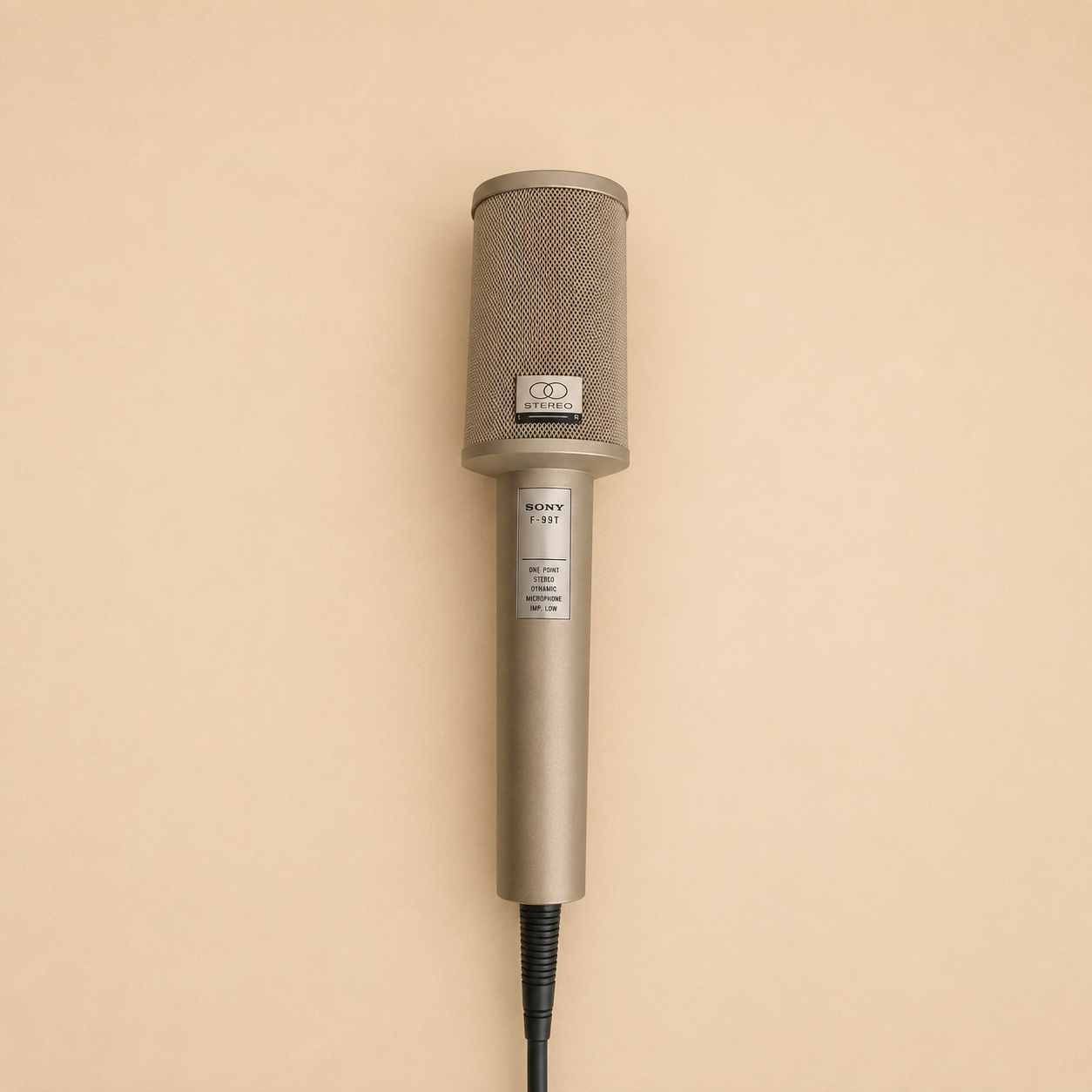 Sony F-99T Stereo Dynamic Microphone
